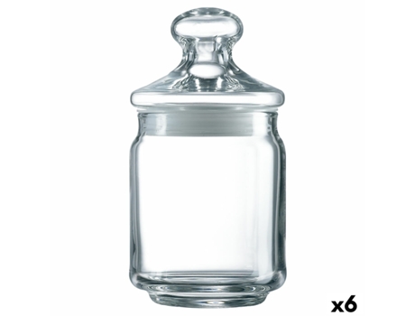 Tarro Luminarc Club Transparente Vidrio (280 ml) (6 Unidades)