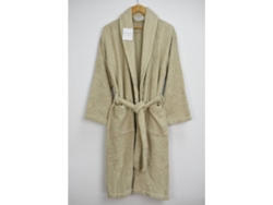 Albornoz Rizo Americano Premium VIDAL HOME 100% Algodón 400Gr (XL - Taupé)