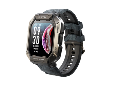 Smartwatch C20 con pantalla TFT HD de 1,71 pulgadas, compatible con monitorización de frecuencia cardíaca/monitorización de oxígeno en sangre