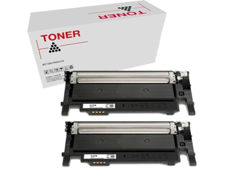 Paquete 2 Tóner Compatible Hp W2070A 117A