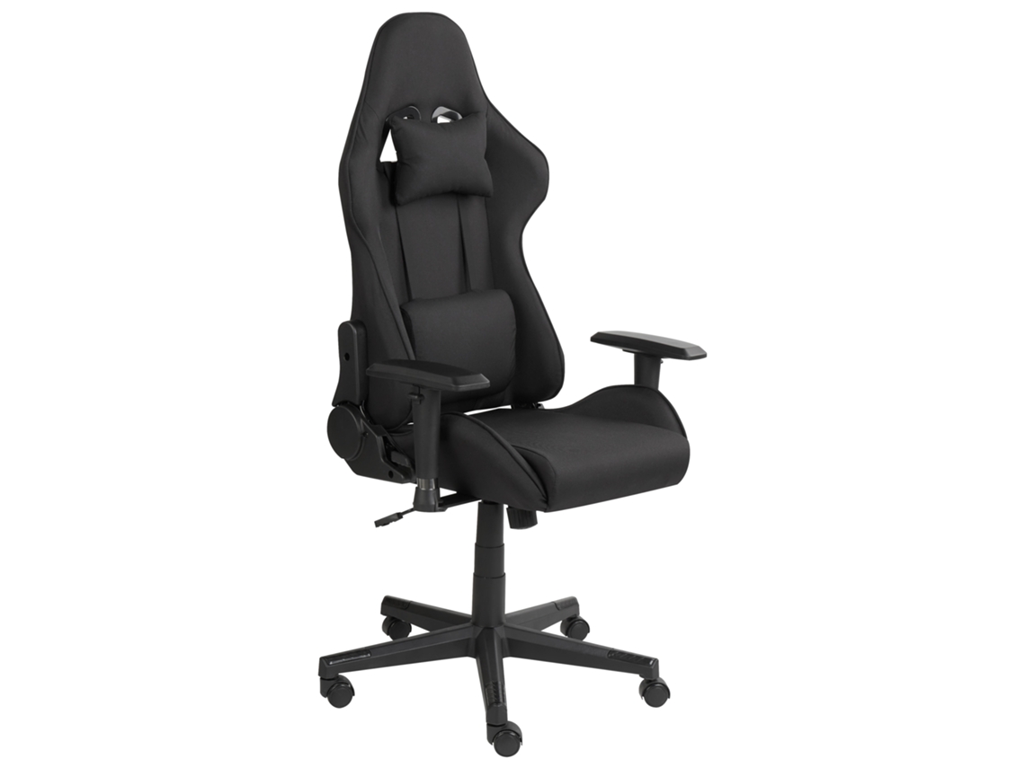 Silla de juego BELIANI Warrior de Poliéster Negro 62x62x132