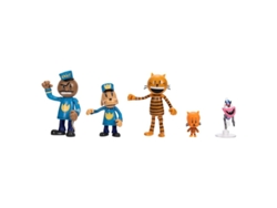 Pack de figuras polican hombre perro, petey, lil petey, jefe, flippy 197362 jakksv jakksp25