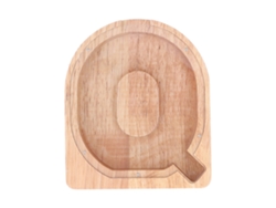 -ahorrador Personalizado De Letra De Madera Transparente Seguro Para Niños Banco De Dinero Letra