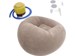 Sofá Hinchable Sencillo Y Cómodo, Puf Portátil Ideal.