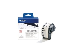 Cinta BROTHER DK-22214  para BROTHER QL-1050, QL-500, QL-550, QL-560, QL-650, QL-700, QL-710, QL-720, QL-820
