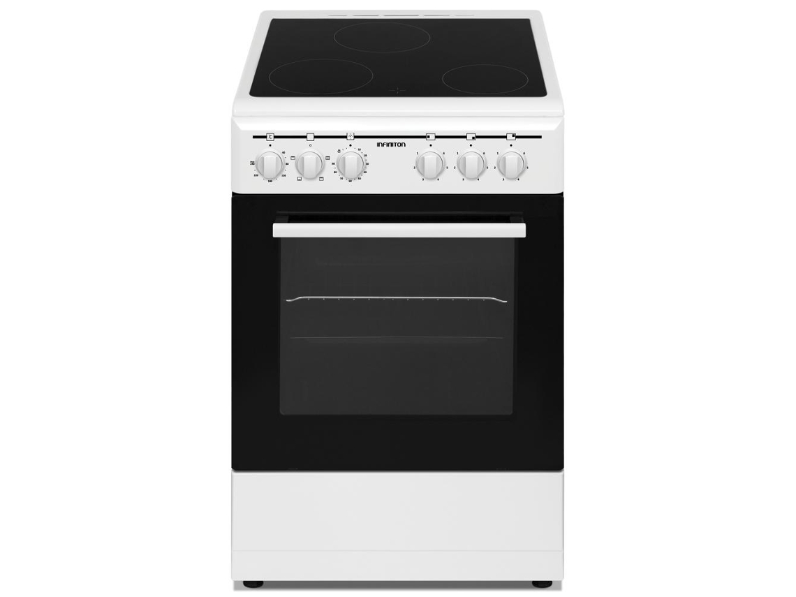 Infiniton Cc-V350G Estufa Independiente Estufa Cerámica Negro Blanco A