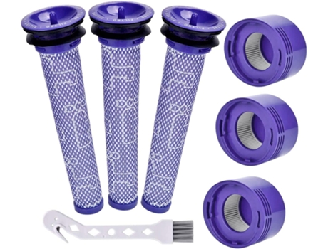 Filtros para Dyson V6/7/8 7 Partes Azul