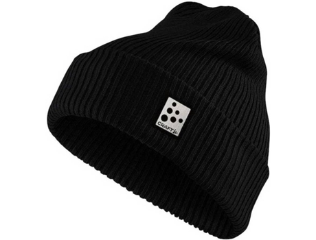 Sombrero para Hombre CRAFT Core Rib Tricotar Negro para Montaña (Tamaño Unico)