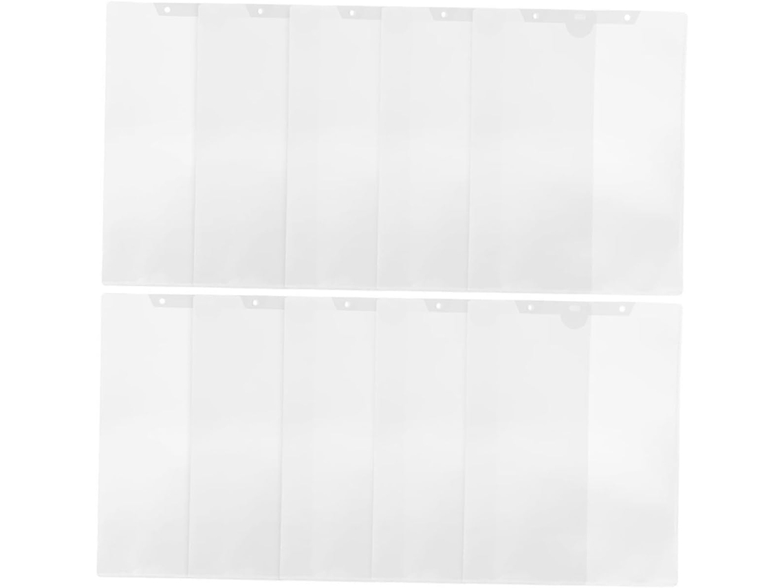 Paquete De 24 Fundas Transparentes De Pp Para Archivar Y Organizar Documentos Tamaño A4.