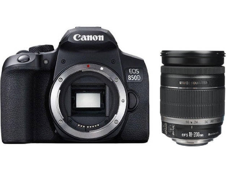 Kit Cámara Reflex y Objectivo CANON EOS 850D (24.1 MP - Sensor: APS-C - ISO: 100 a 25600)