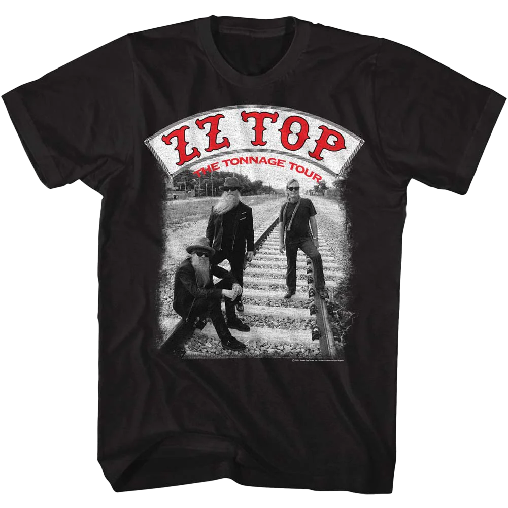 Zz Top "tonage Tour" T-shirt Unisex Rockinstone Size:l