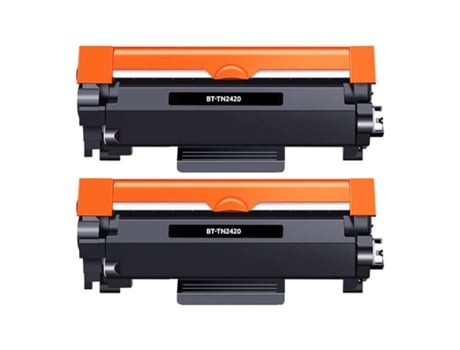 Pack 2 Tóners Compatible Brother Tn2420 Negro