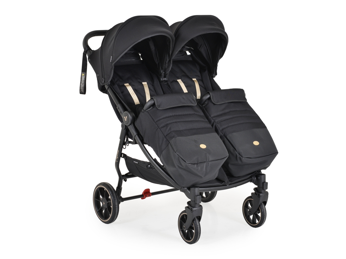 Cochecito gemelo moderno 2gether negro Cangaroo Cangaroo