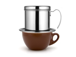 Cafetera Chrui con filtro de acero inoxidable de 8 oz para una preparación rica y lenta.