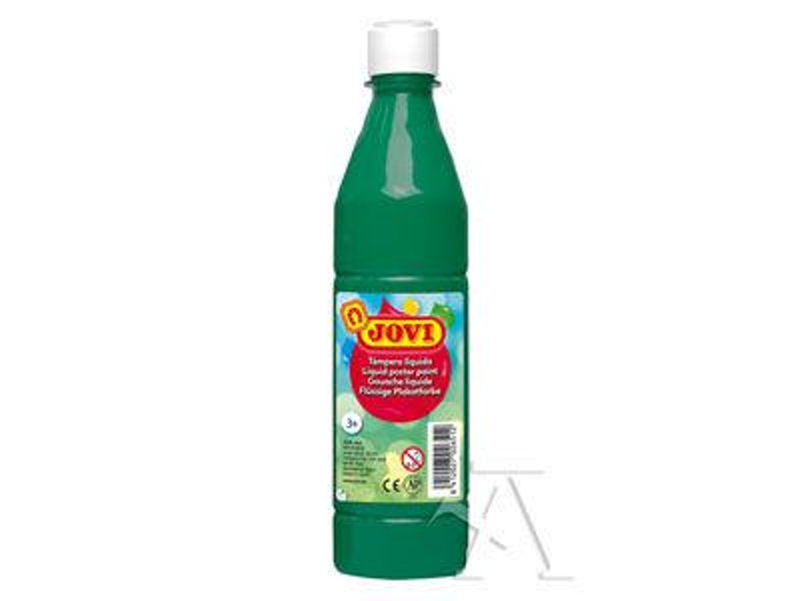 Bote Tempera Liquida Jovi 500Ml Verde Oscuro