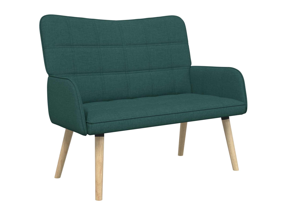 Maison Exclusive - Sofá De 2 Plazas Verde Oscuro 115 X 61 X 87 Cm Tela
