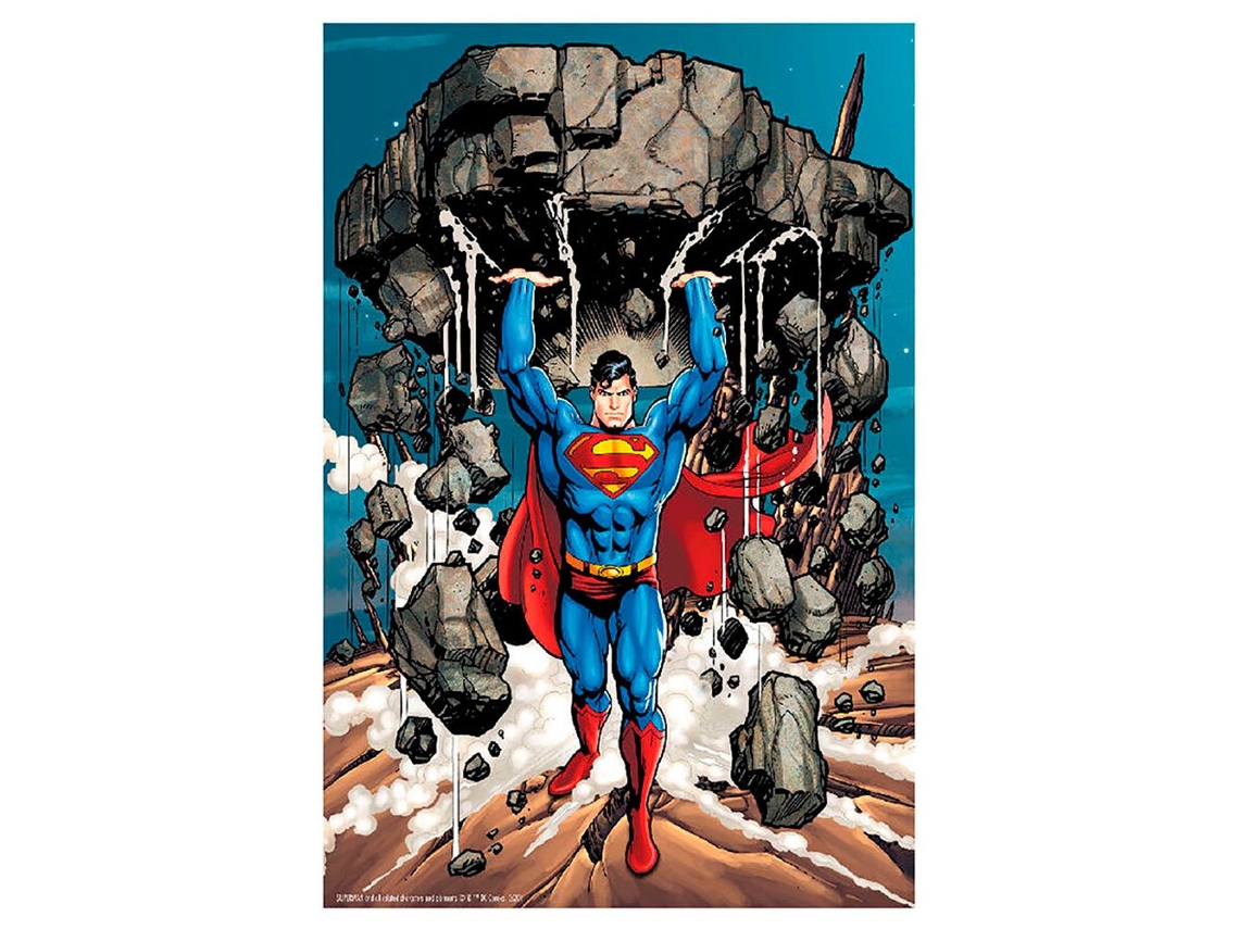 Puzzle 2D PRIME 3D Quebra-cabeça superman lenticular