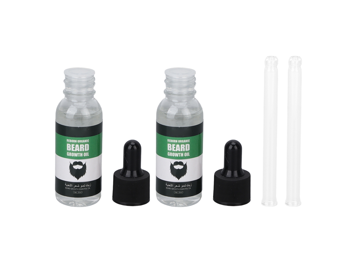 2 aceites naturales para barba, acondicionador nutritivo e hidratante de rápida absorción para hombres, 30 ml.