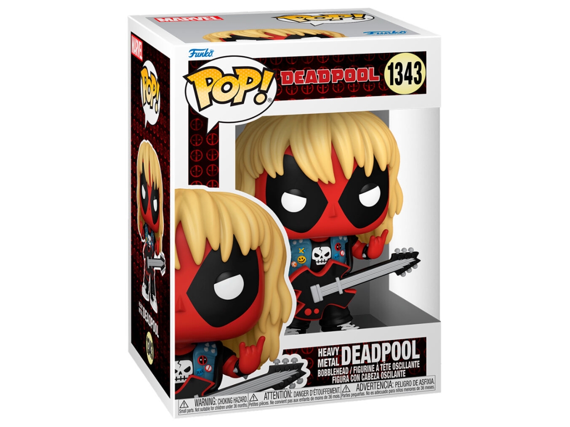 Figura Pop de Deadpool de Marvel - Deadpool Heavy Metal B.active
