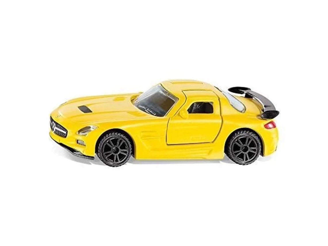 Coche de juguete amarillo Siku 1542 para niños a partir de 3 años. Para uso en interiores.