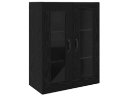 Maison Exclusive - Armario De Pared Colgante Negro 69.5 X 34 X 90 Cm