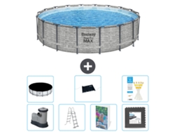Bestway Piscina Bestway Steel Pro Max Redonda - 549x122 Cm - 8-peças S543