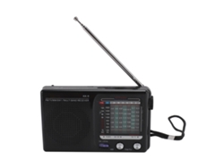 Radio De Emergencia Portátil Multibanda Fm Mw Sw Mini Para Ancianos Con Antena