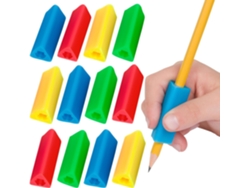 Corrector de agarre de lápiz Eifson para escritura infantil, ajustable, antienganche de muñeca (azul)