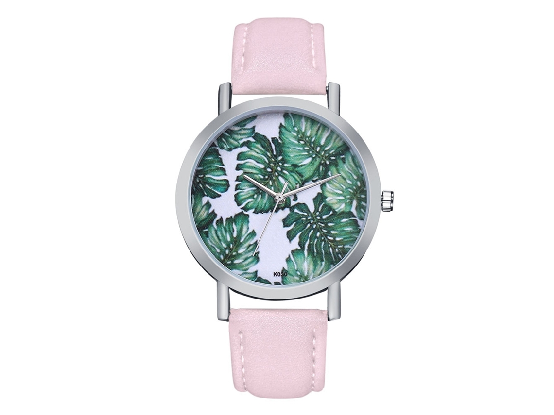 Reloj De Pulsera Casual De Cuarzo Zhoulianfa Para Mujer Y Hombre, A La Moda, Color Rosa.