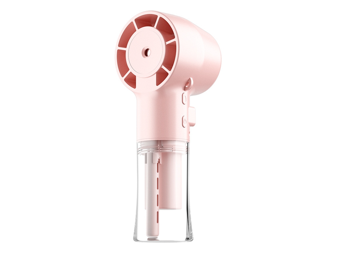 Enfriador de aire Eifson de 1200 mAh con ventilador nebulizador (rosa)