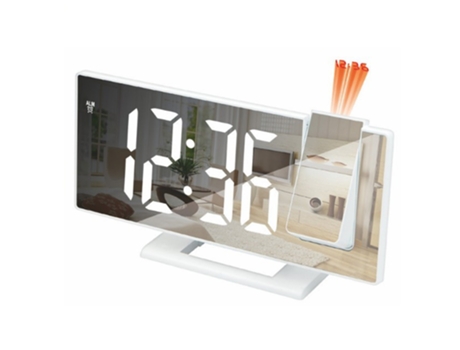 Reloj de proyección LED reloj despertador digital multifunción reloj electrónico fotosensible automático