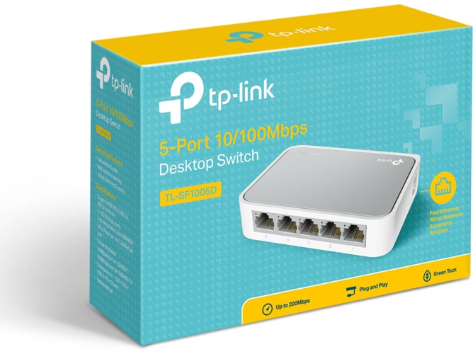 Switch TP-LINK SF1005D — 10/100 Mbps