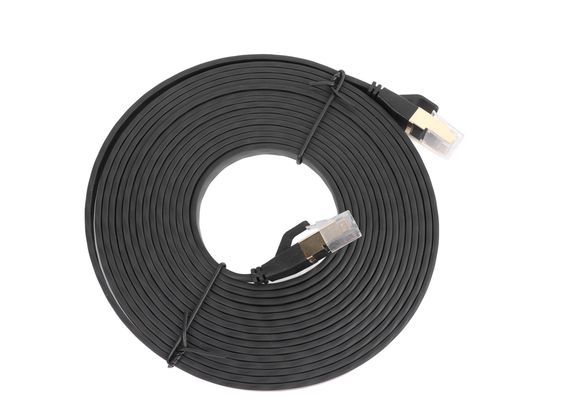 Cable Ethernet Cat 8 Profesional De Alta Velocidad Rj45 Con Conector De Cristal, Cable De Red Cat 8 Para Módem, Router