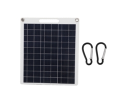 Panel solar de 30 W, 5 V, doble USB, módulo de célula solar de silicio monocristalino, impermeable, plegable, portátil, para viajes y camping.