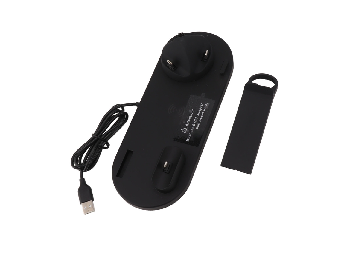 Cargador Multifuncional 3 En 1 Cargador Inalámbrico De 15w