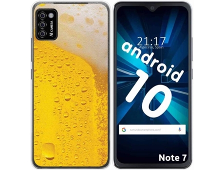 Carcasa Cubot Note 7 TUMUNDOSMARTPHONE Cerveza Multicolor