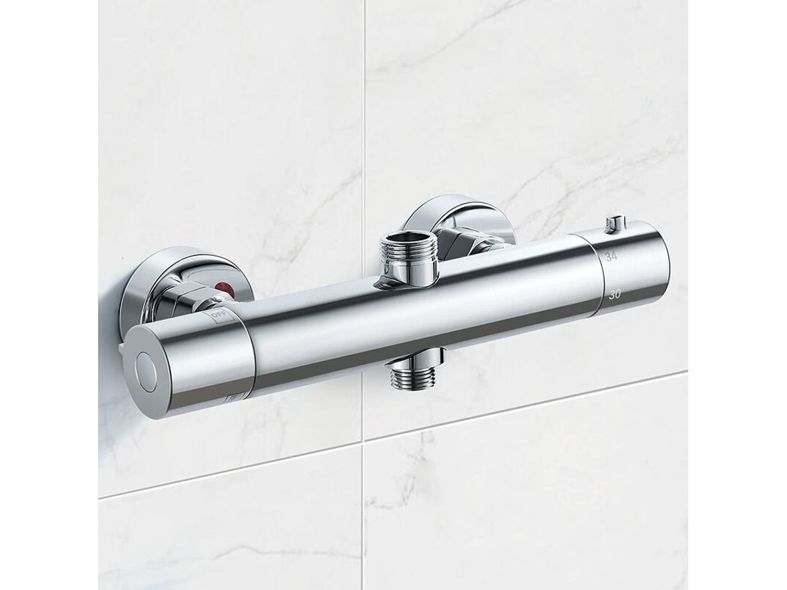 Termostato De Columna, Grifo De Ducha De Latón, Alto G3/4 Bsp+ Bajo G1/2" Bsp