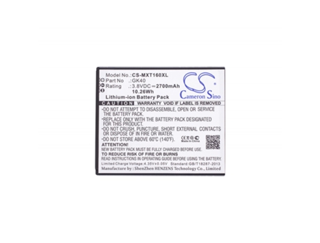 Batería POWERY 1.60.MOT.999.50 para Motorola SNN5967B