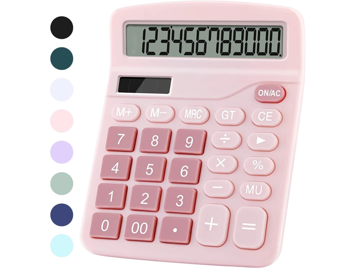 Calculadora de oficina Csyy (rosa)