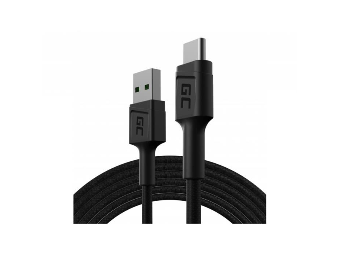 Green Cell Gc Powerstream Usb-A Cable Usb-C 200 Cm Ultra Charge Qc 3.0 Carga Rápida GREENCELL
