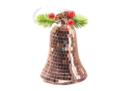 Campanas de Navidad, Campanas decorativas de metal con cuerda TRUYUETY