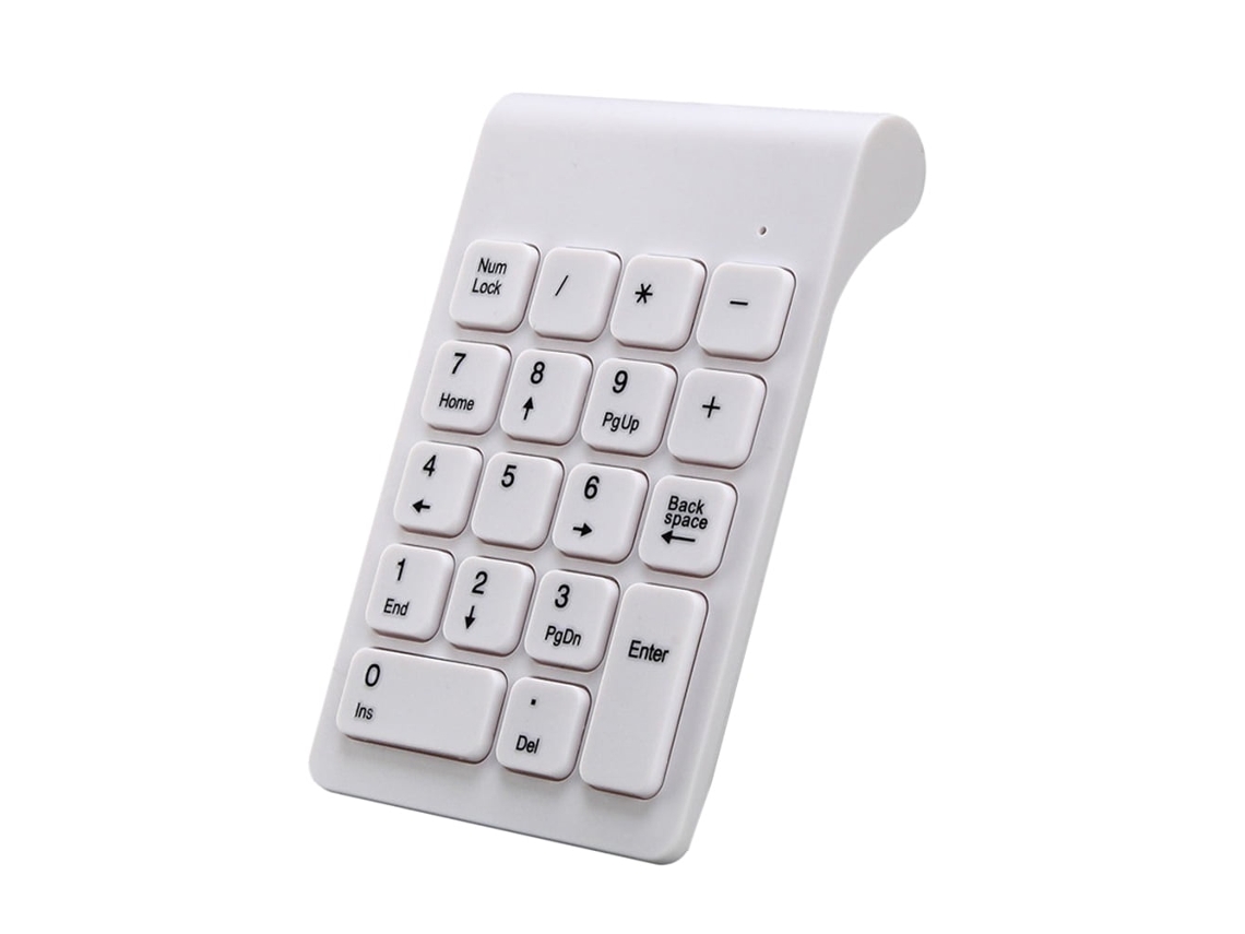 Mini Teclado Numérico Inalámbrico De 2,4 Ghz Con 18 Teclas Y Teclado Numérico Digital Para Contabilidad, Cajeros, Portátiles Y Tabletas.