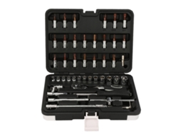 Kit De Ferramentas Profissional 46 Peças Com Chave De Rato E Brocas Para Reparação