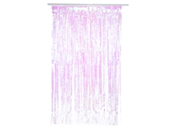 KOFIHETY Cortina de Puerta con Borlas 100x180cm Decoración para Boda Fiesta de Cumpleaños