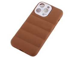 Capa Traseira Protetora 3d Estilosa Para Iphone 13pro Max Antichoque Macia Tpu Branco Preto Vermelho Verde Marrom Azul