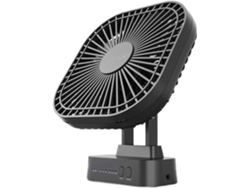 Ventilador De Escritorio Usb Mini Ventilador Con Batería Recargable Y Temporizador Viento Fuerte 3 Velocidades