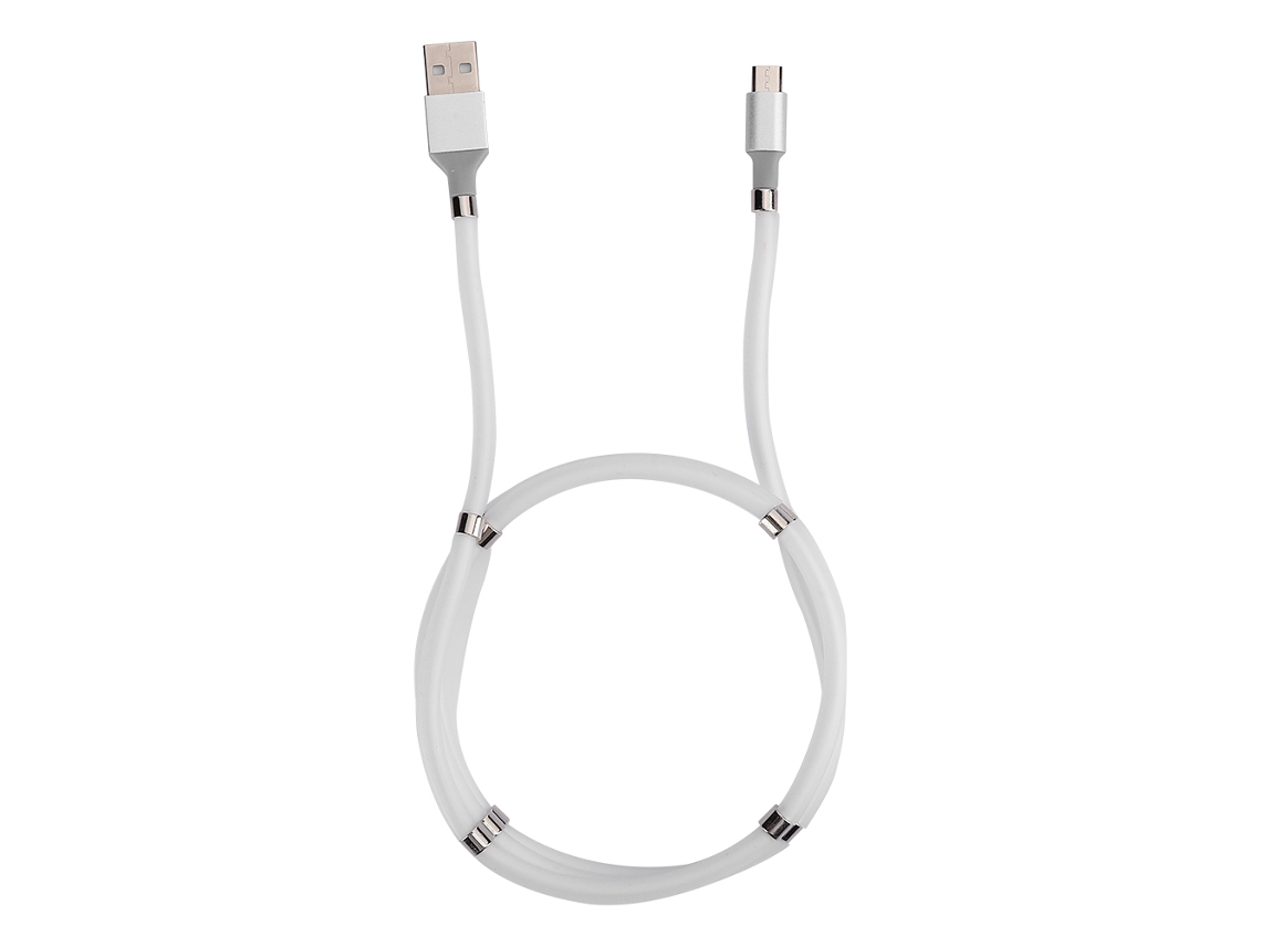 Cable De Datos De Carga Rápida Micro Usb De Absorción Magnética 1m/3.3ft Portátil