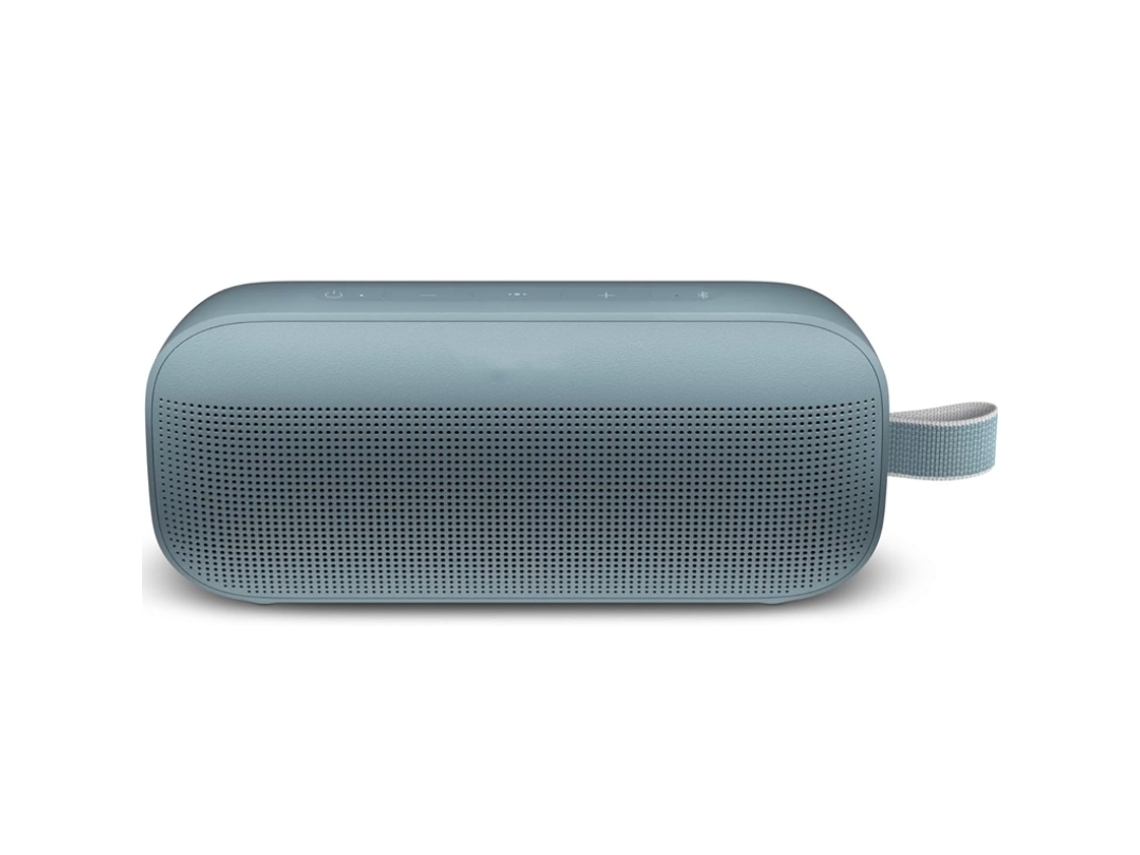 Altavoz Bluetooth portátil con micrófono, altavoz inalámbrico para viajes, exteriores y piscinas, Pedra Azul Lalamoli