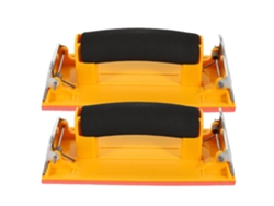 Juego De 2 Soportes Manuales De Vidrio Para Papel Con Mango Antideslizante Y Base De Espuma.