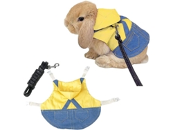 2026-arnés Ajustable Con Correa Para Conejo Hurón Cobaya Hamster Mascotas Pequeñas